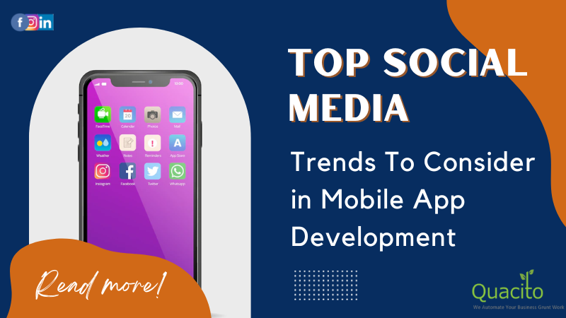 Top Social Media Trends To Be Used In Mobile App Development